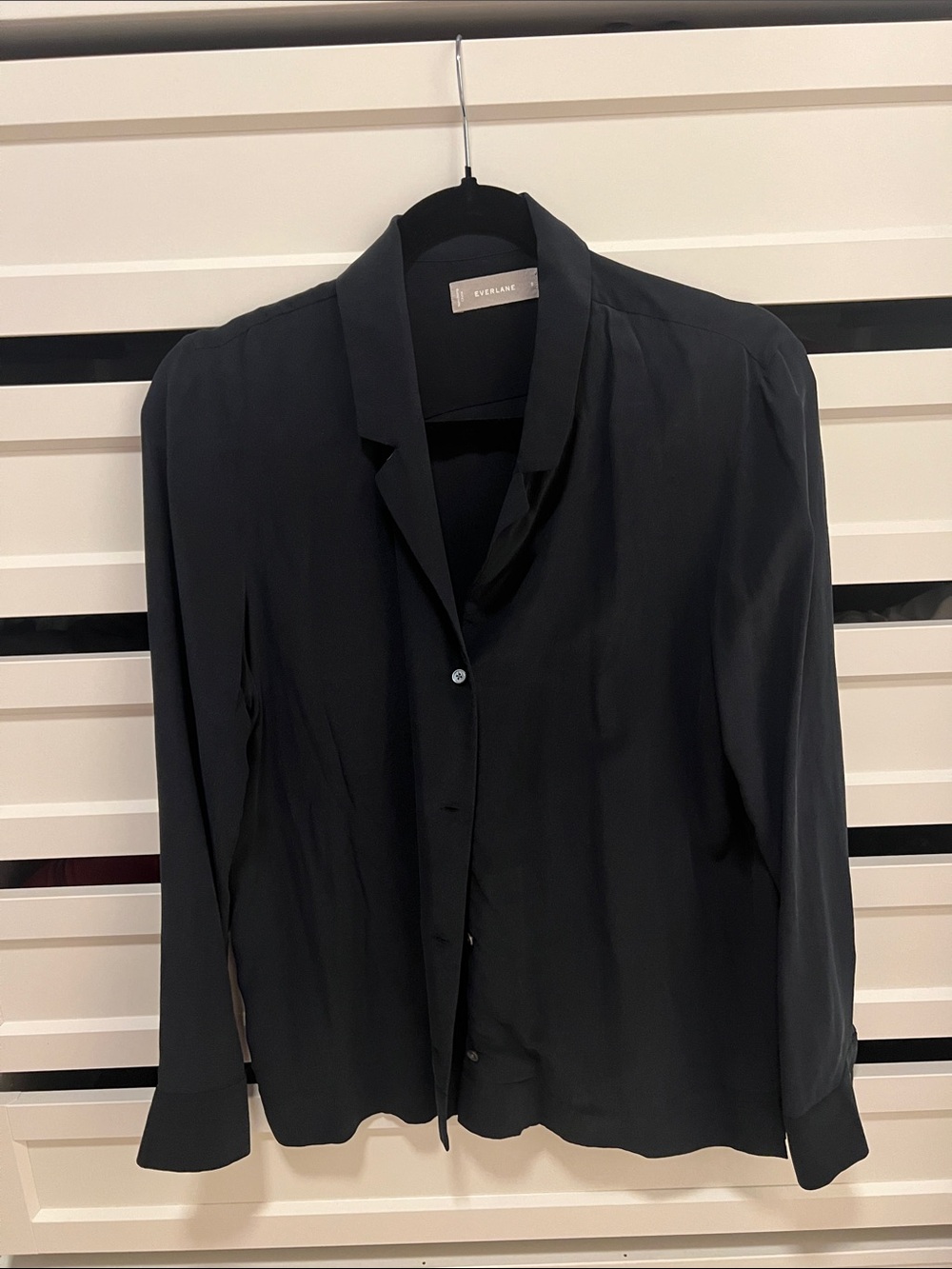 Everlane silk Long-Sleeve Button-Down Shirt